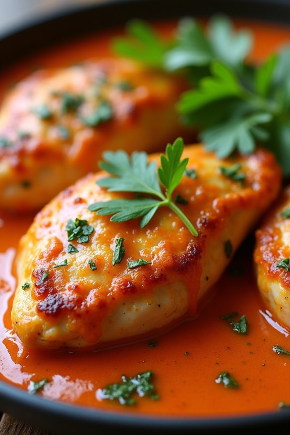 creamy paprika chicken dish