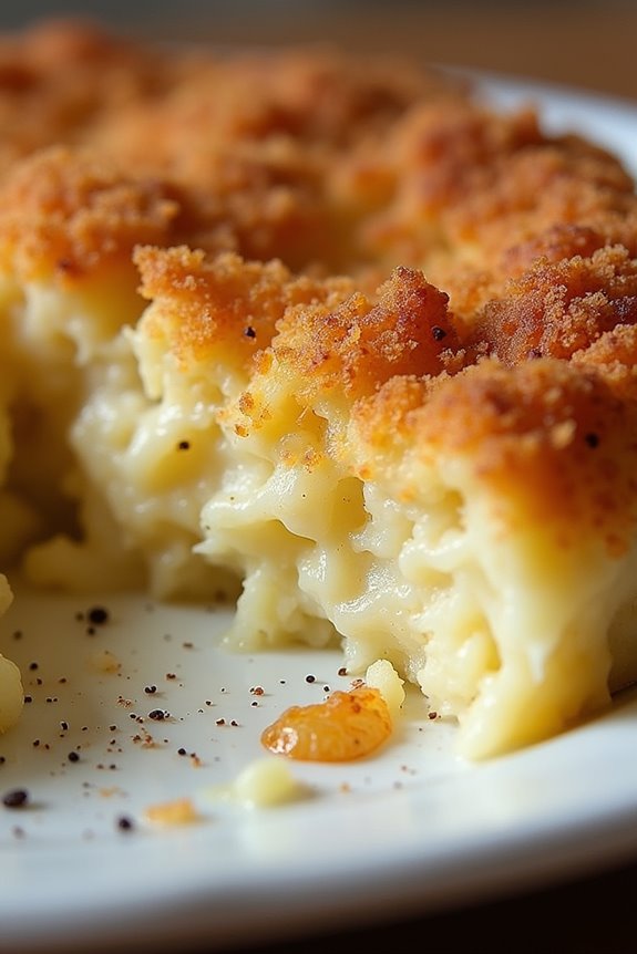 creamy potato anchovy casserole