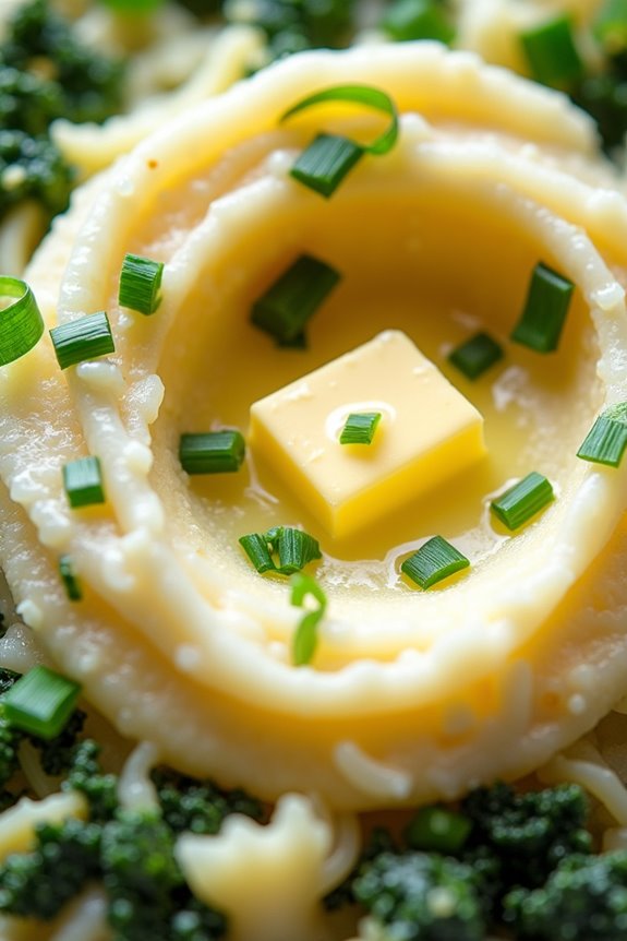 creamy potato and greens