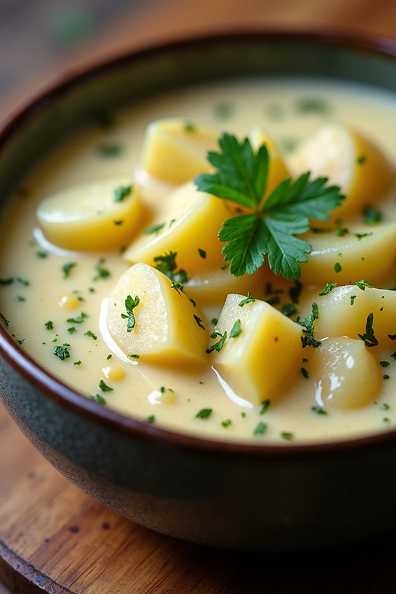creamy potato leek stew