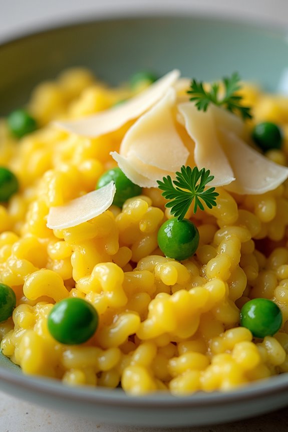 creamy saffron risotto recipe