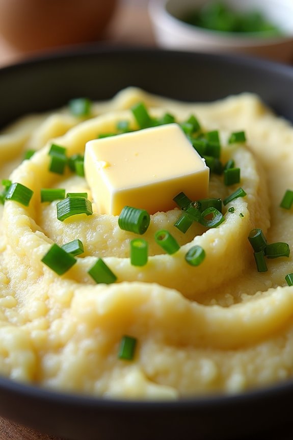 creamy spring onion mashed potatoes