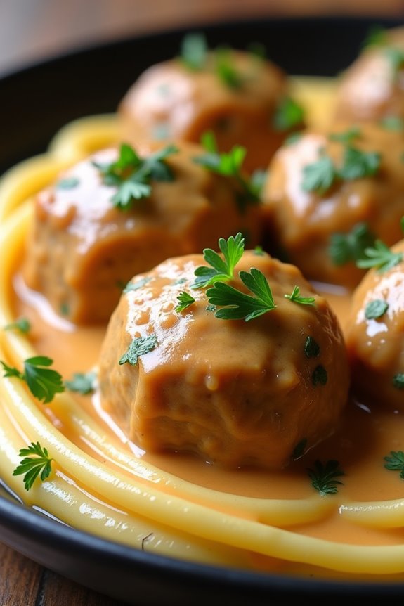 creamy swedish meatballs recipe