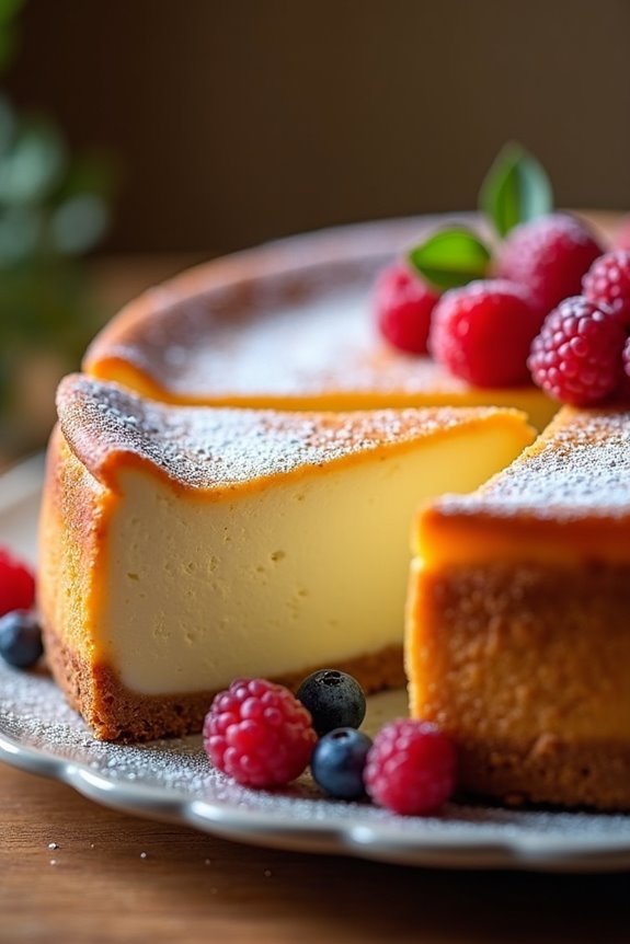 creamy traditional polish cheesecake
