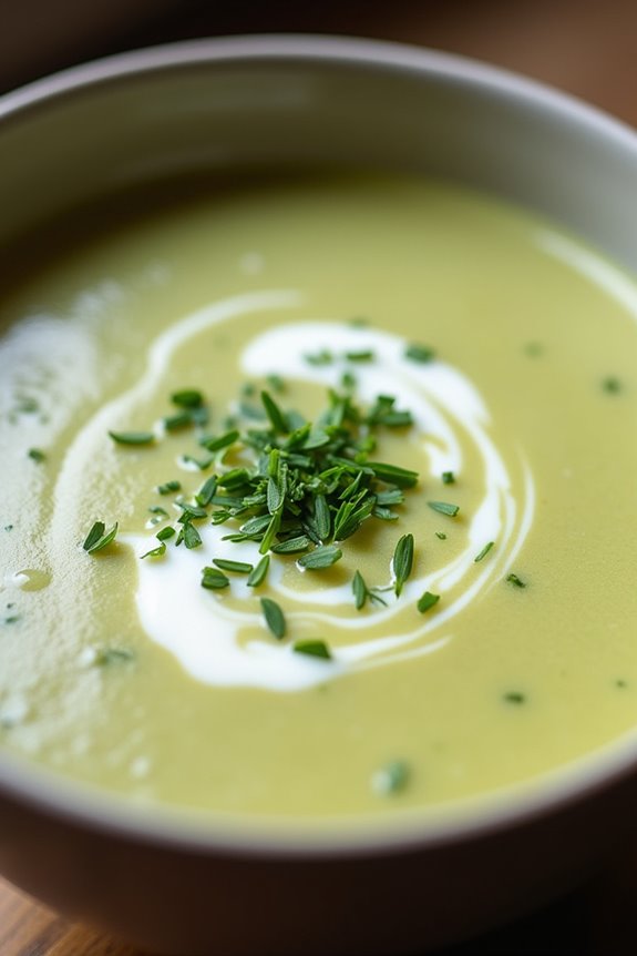 creamy vegetarian british soup
