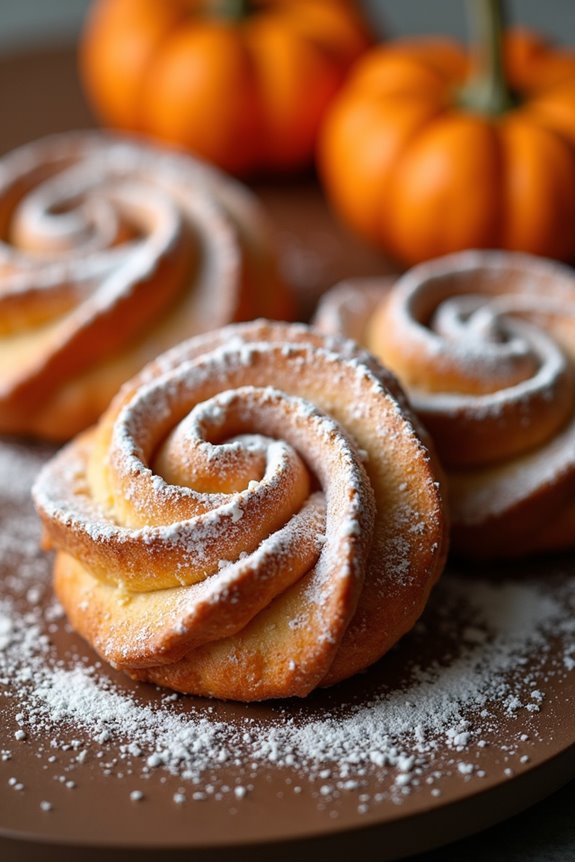 crisp spiced autumn pastries
