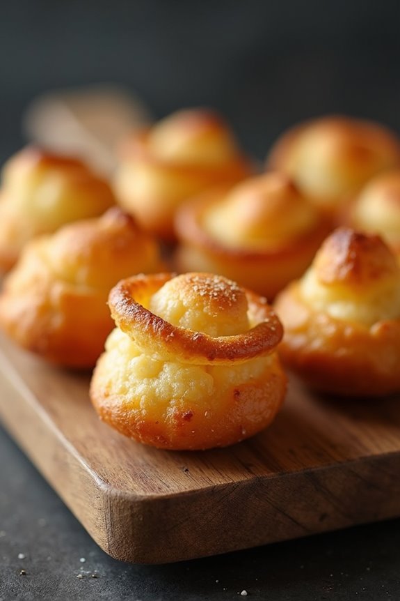 crispy airy potato puffs