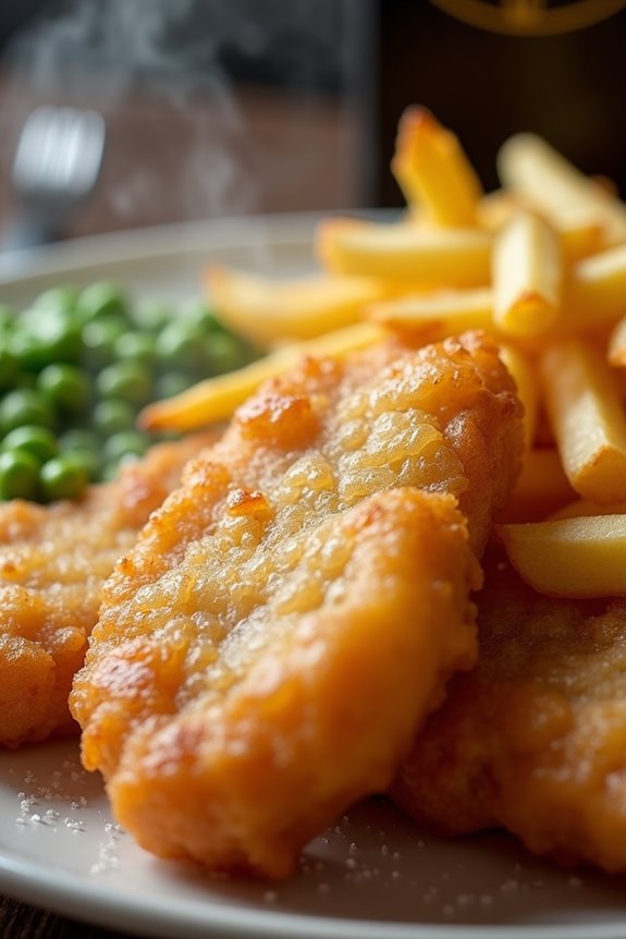 crispy battered fish fries