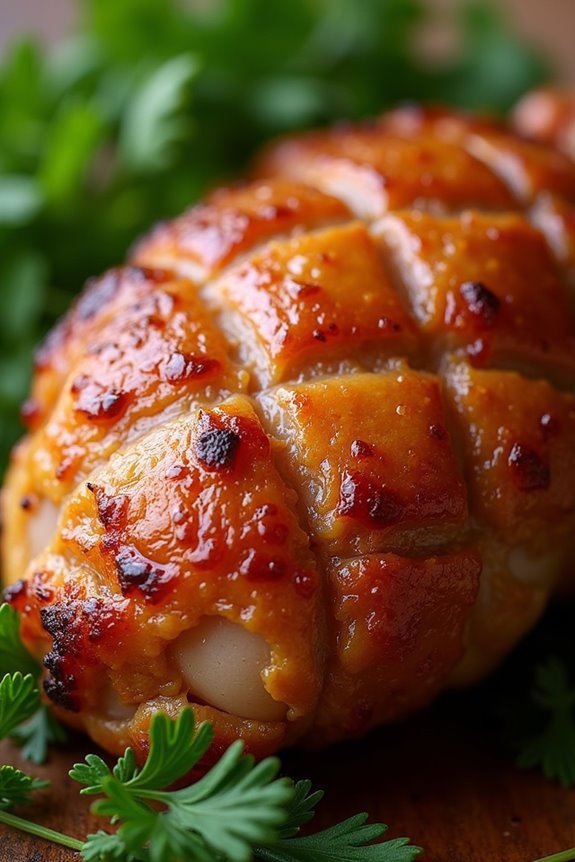 crispy beer infused pork knuckle