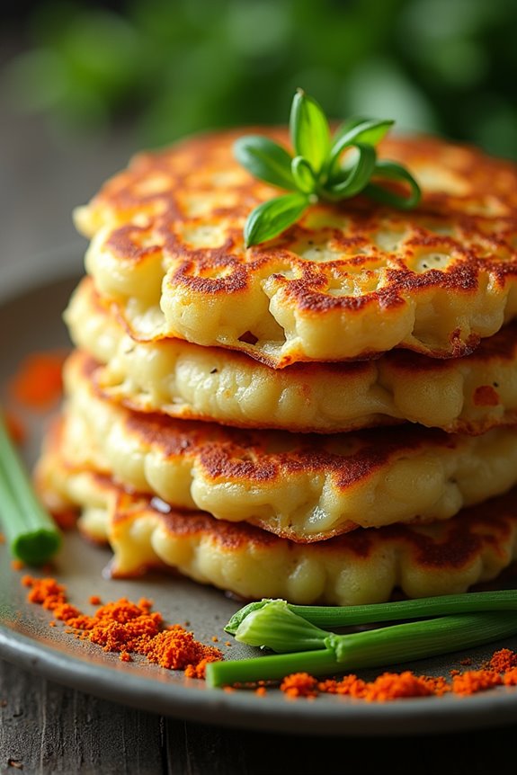 crispy cabbage pancakes recipe