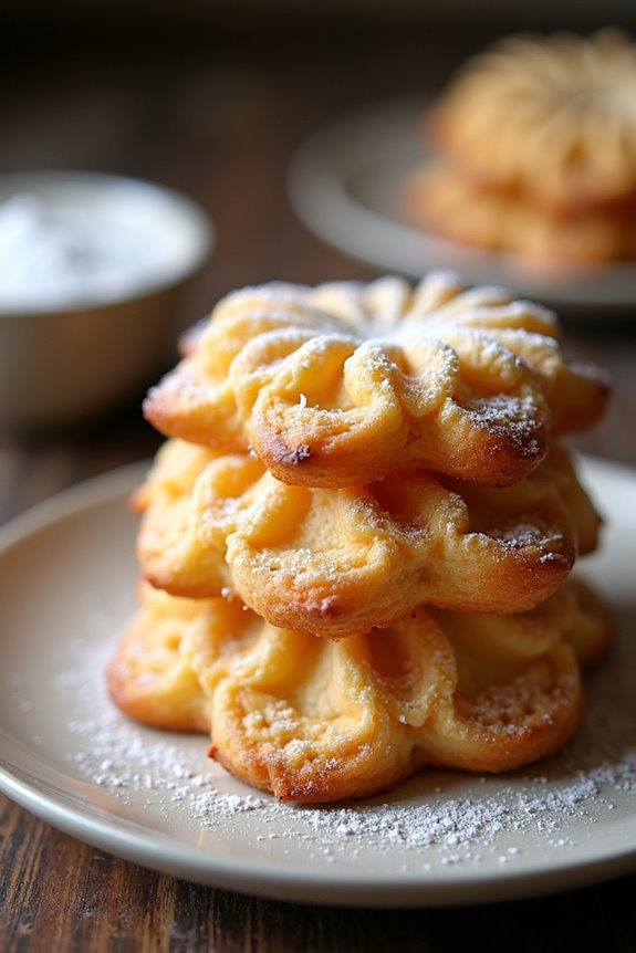 crispy coconut lace cookies