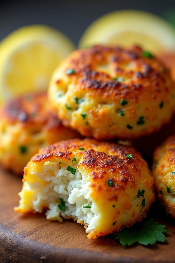 crispy codfish cakes delight