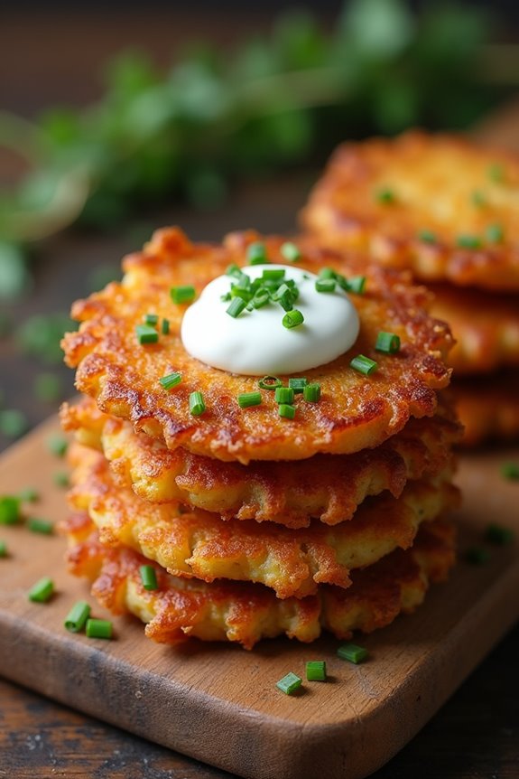 crispy comforting potato cakes