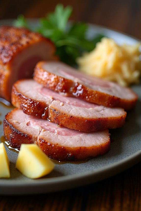 crispy festive pork belly