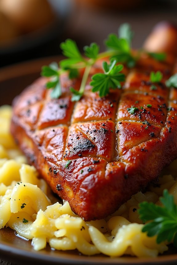 crispy flavorful pork knuckle