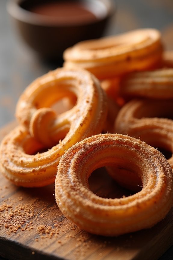 crispy fluffy cinnamon churros