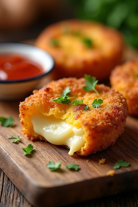 crispy fried cheese delight