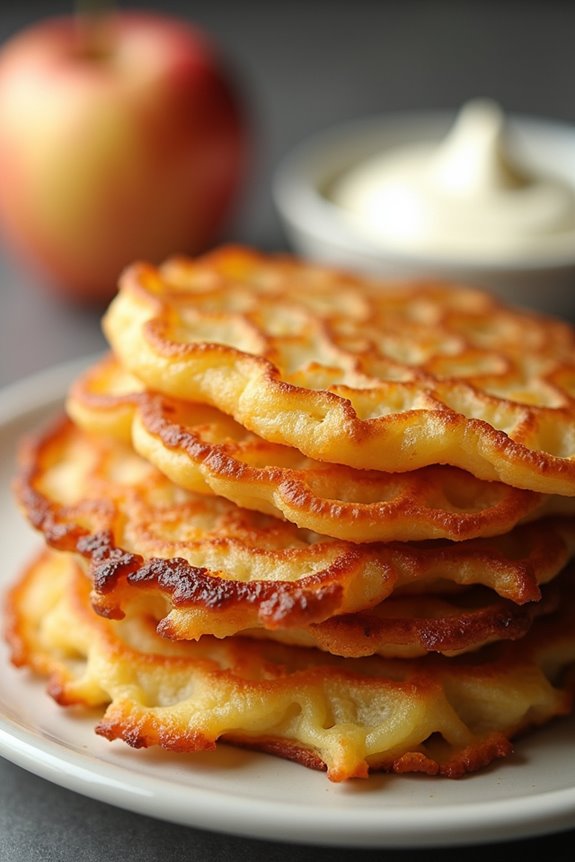 crispy german potato pancakes