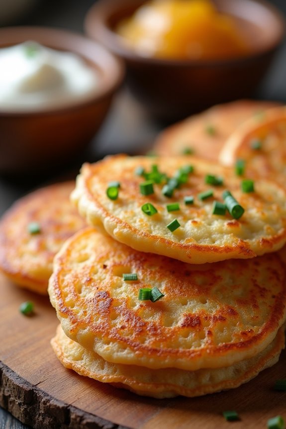 crispy german potato pancakes