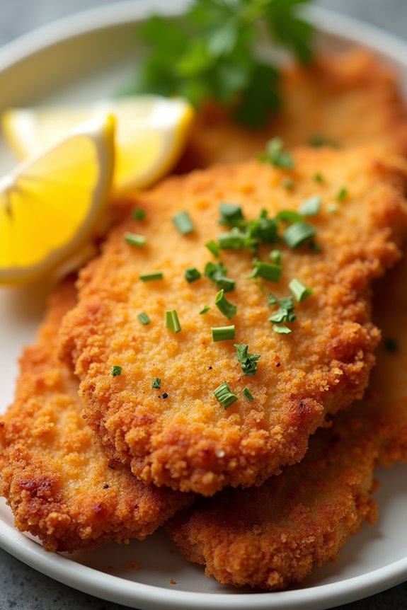 crispy gluten free chicken schnitzel