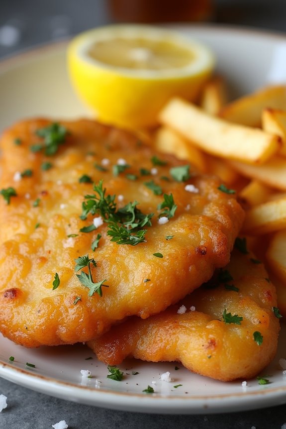 crispy lemon herb fish