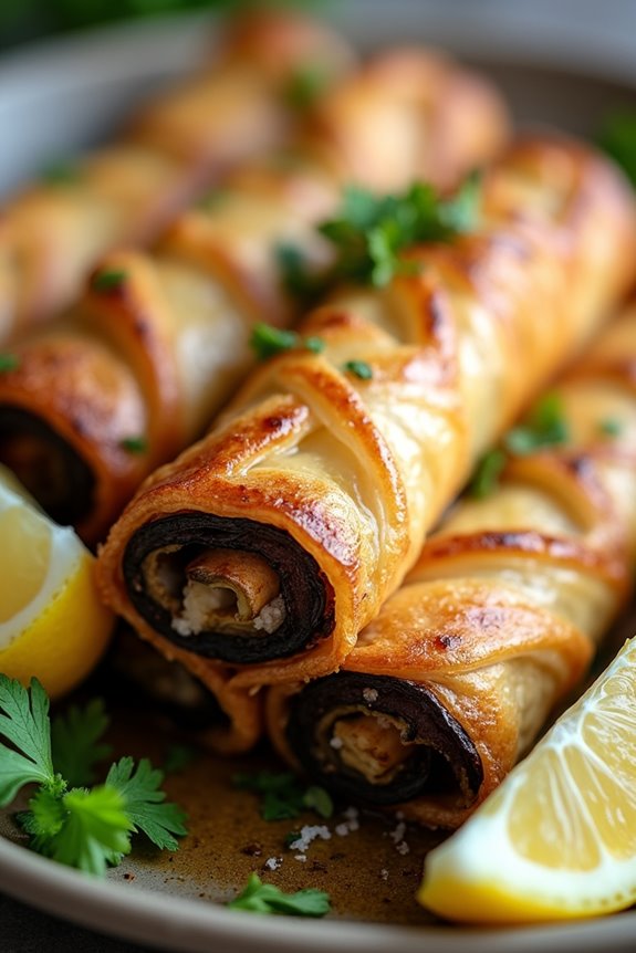 crispy mediterranean eggplant appetizers