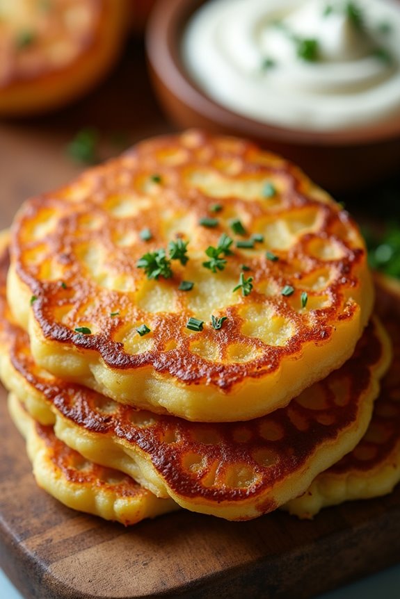 crispy potato pancakes recipe