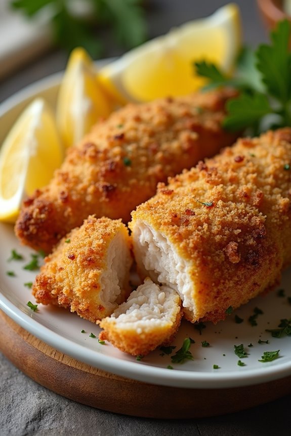 crispy seasoned fried chicken