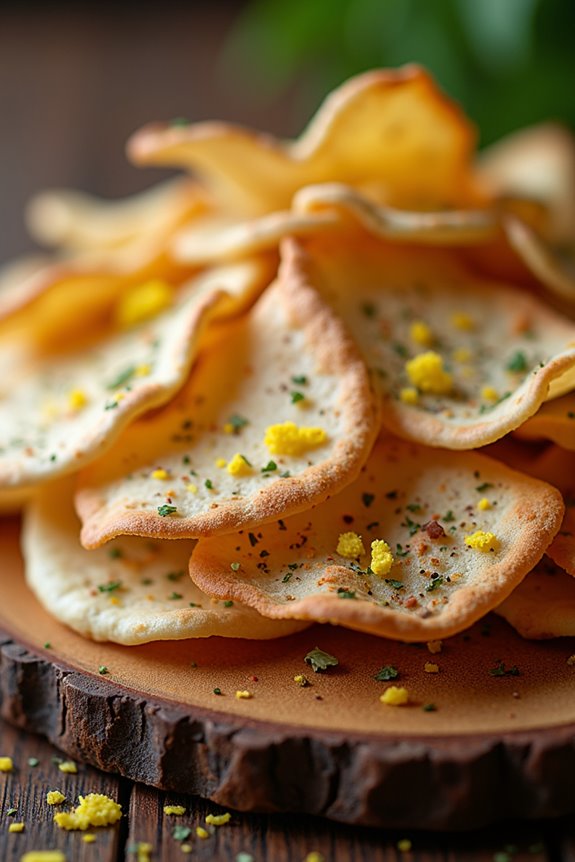 crunchy za atar pita chips