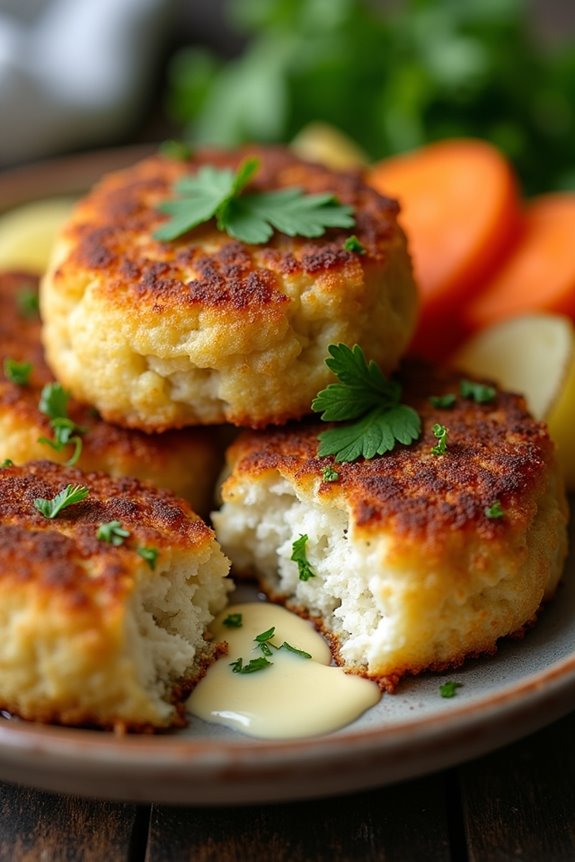 delicate and flavorful fish cakes