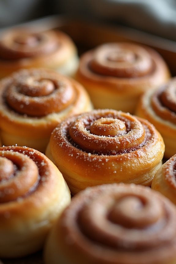 delicious aromatic cinnamon buns