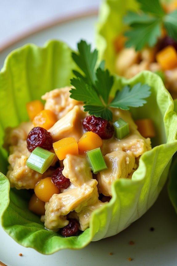 delicious chicken salad cups