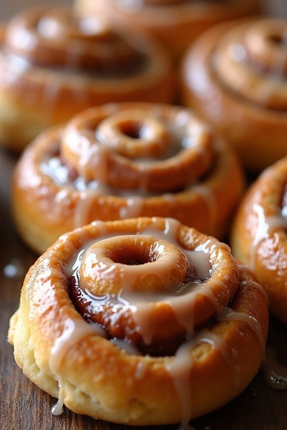 delicious flaky cinnamon rolls