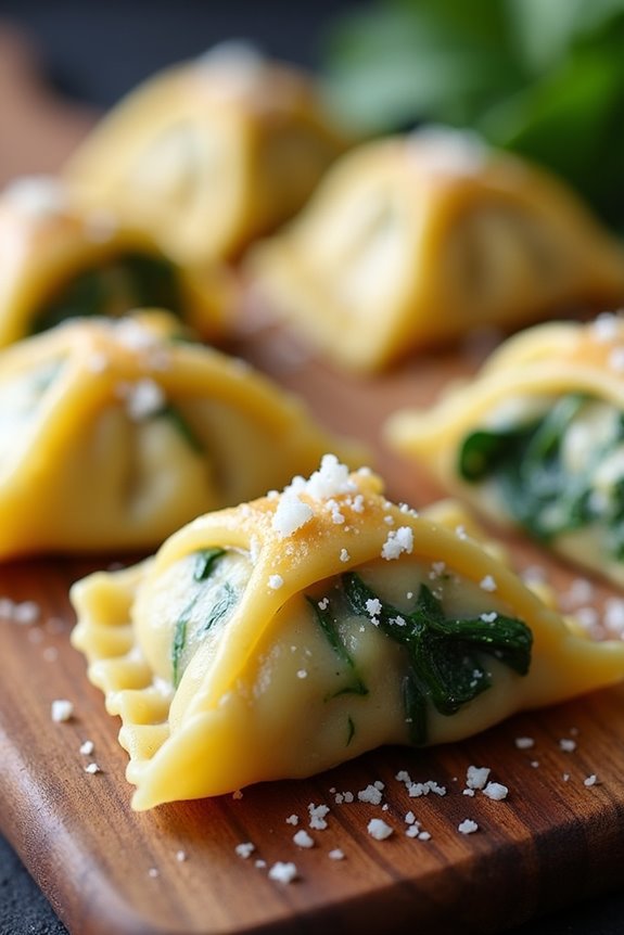 delicious german spinach dumplings