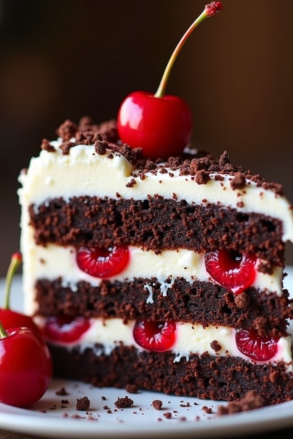 delicious layered chocolate dessert