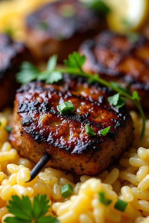 delicious mediterranean beef skewers