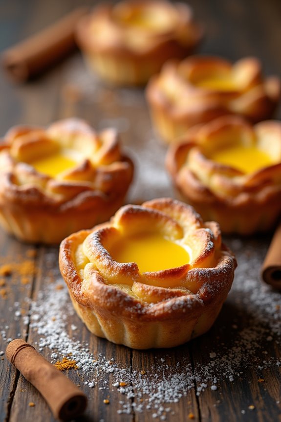 delicious portuguese custard tarts