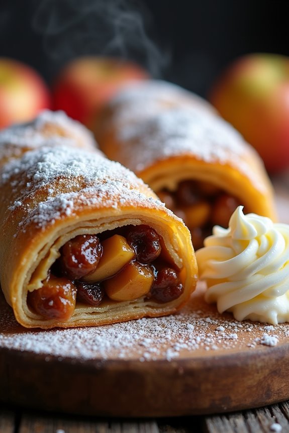 delicious spiced apple pastry