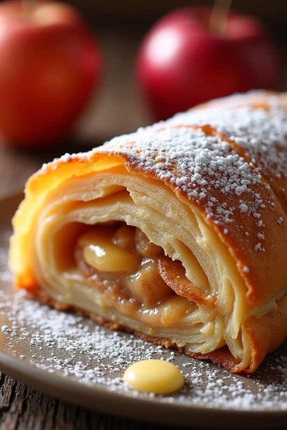 delicious spiced apple pastry