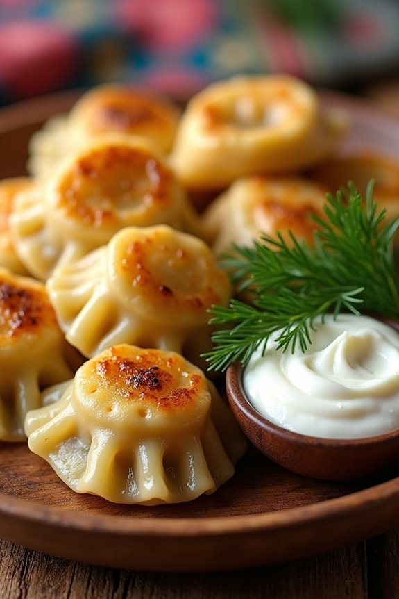 delicious ukrainian potato dumplings
