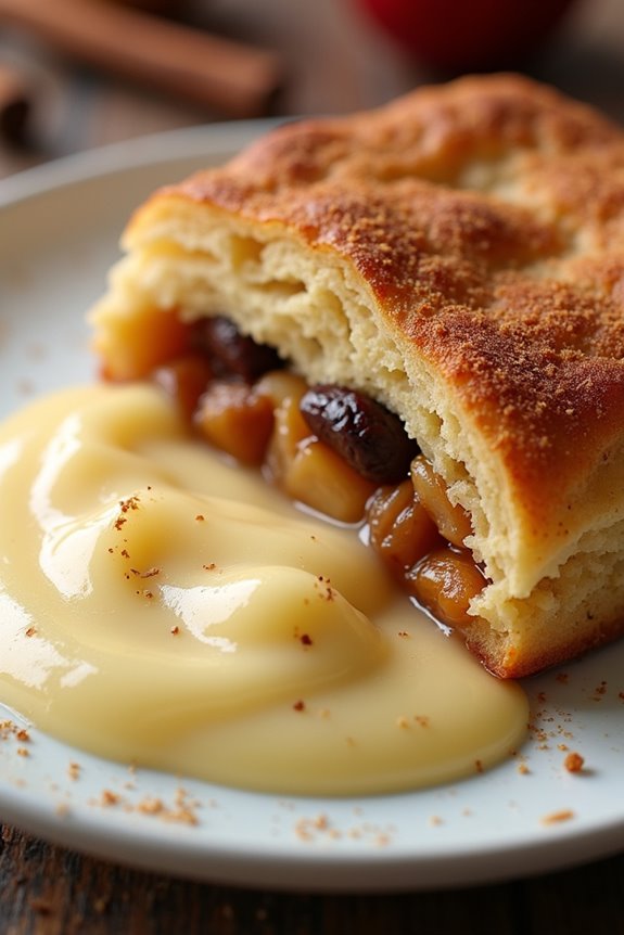delightful apple strudel dessert