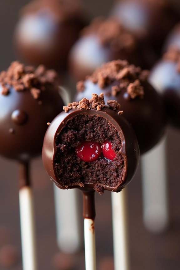 delightful chocolate cherry treats