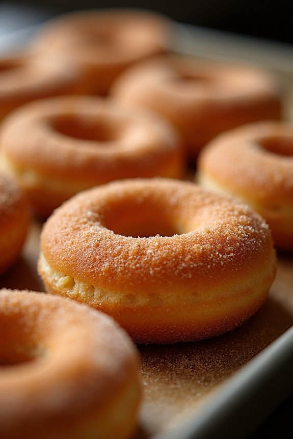 delightful cinnamon sugar doughnuts