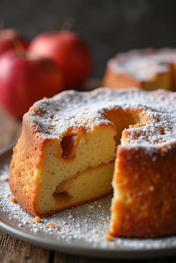 delightful comforting apple cake