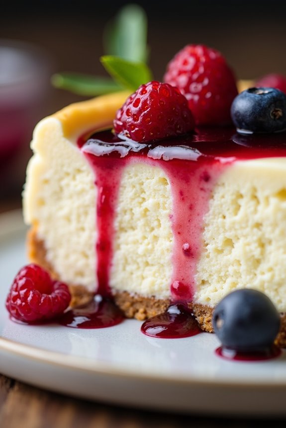 delightful creamy greek cheesecake