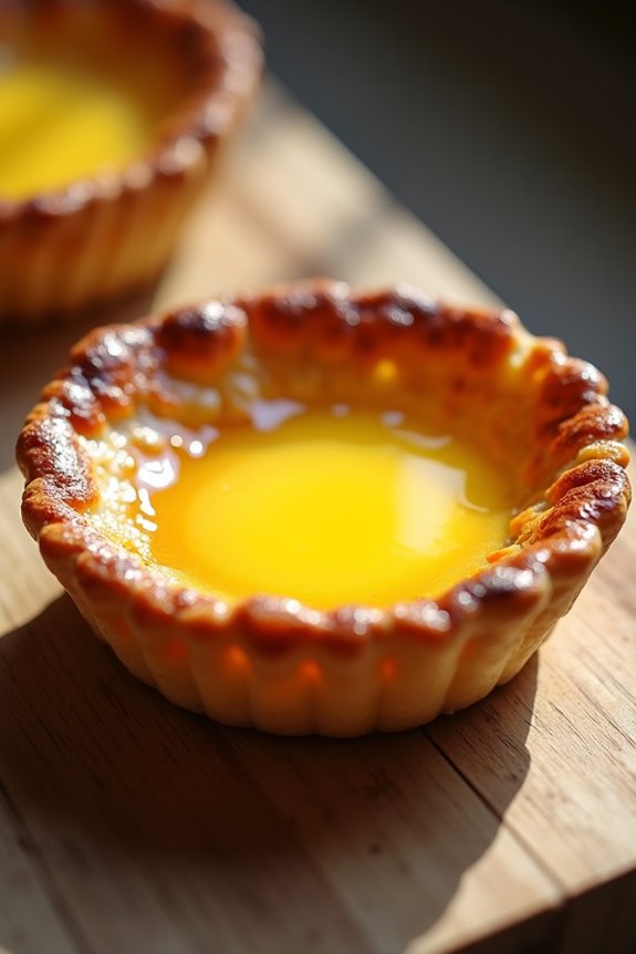 delightful flaky custard pastries