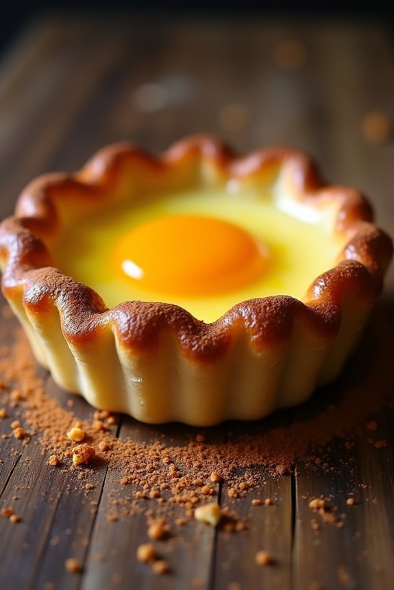 delightful flaky custard tarts
