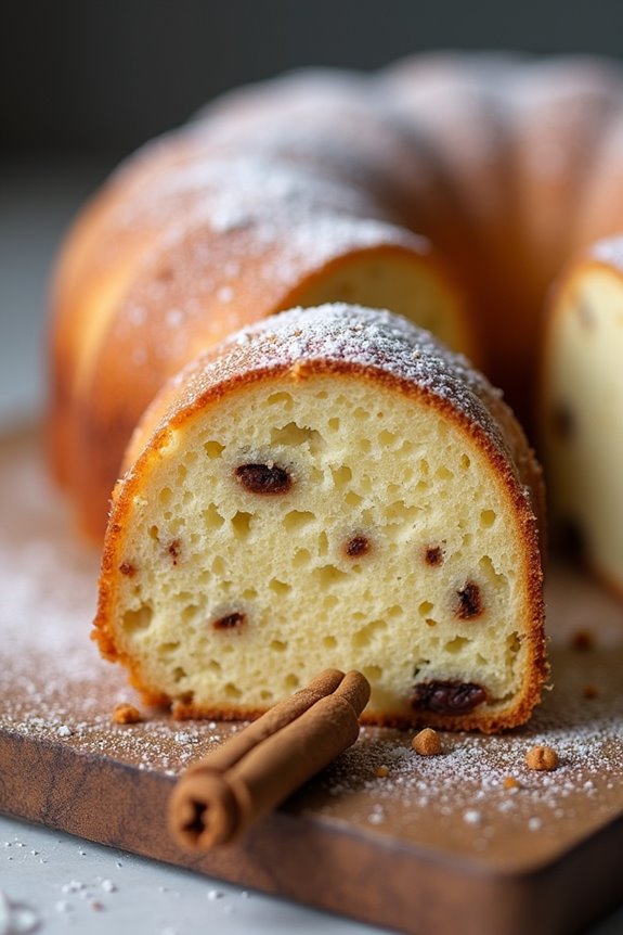 delightful nutty cinnamon cake