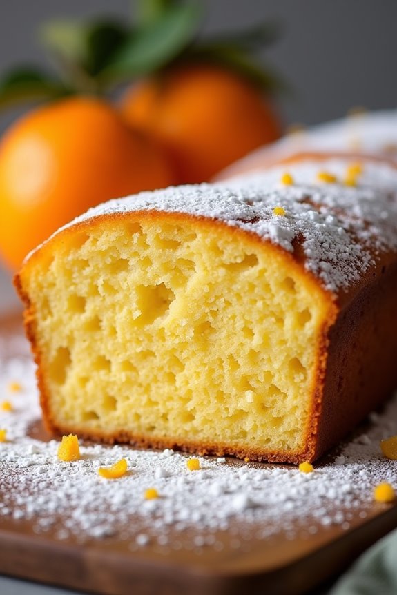 delightful orange flavored cake