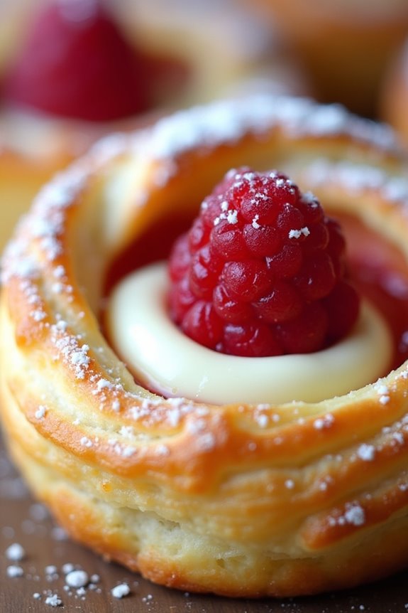 delightful raspberry cream cheese pastry